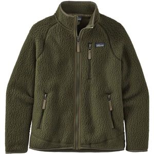Patagonia | Kids' Retro Pile Fleece Jacket | Kelp Forest | XL